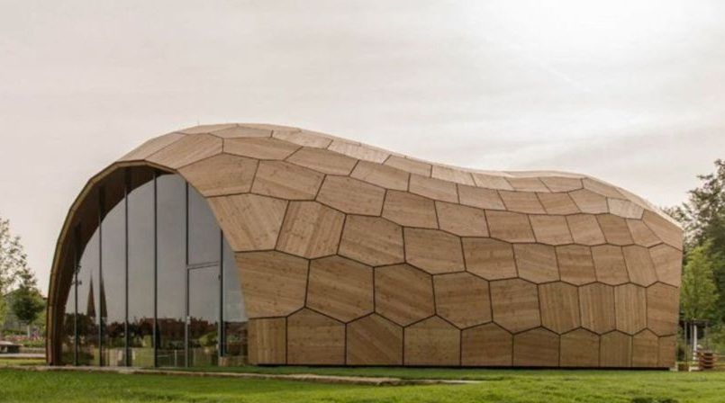 Fachada de madera