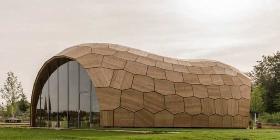 Fachada de madera