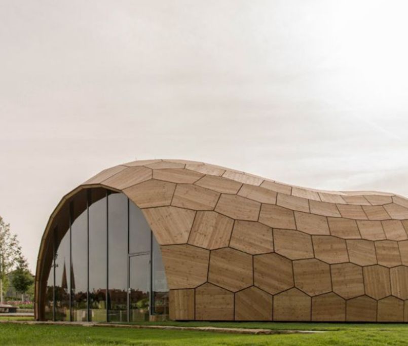 Landesgartenschau Exhibition Hall at University of Stuttgart